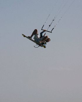 Kitesurfing