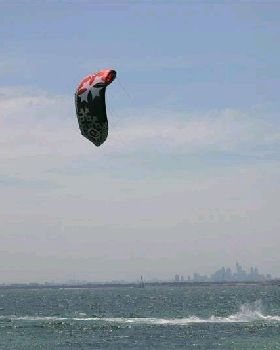 Kitesurfing
