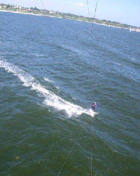 Kitesurfing at Hampton