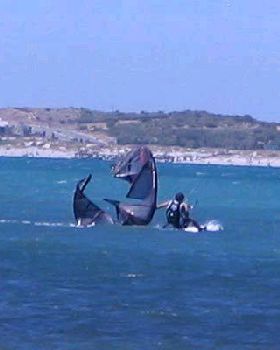 Nice kite rescue