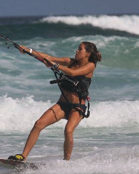 eli..... receiving professional lessons...byron bay.....