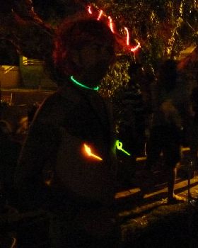 Stiff.... and glowing nipples
