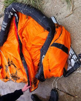 Lost kite that washed up on to Bonbeach