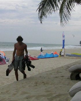hard day at the beach