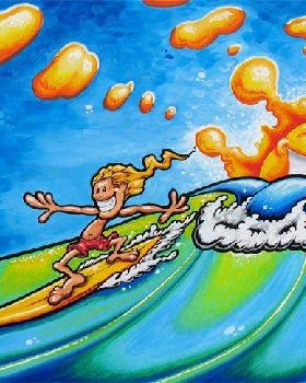 MyfirstWave-surf-art-painting-drew-brophy