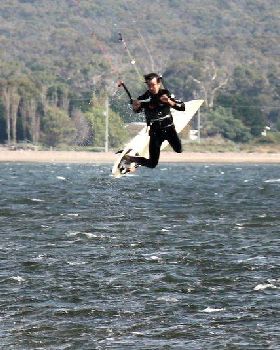 Kitesurfing