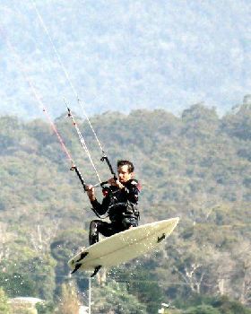 Kitesurfing