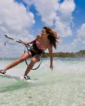 Kitesurfing