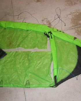 Trashed kite