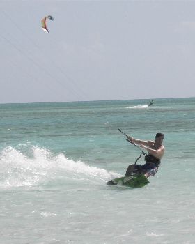 Kitesurfing