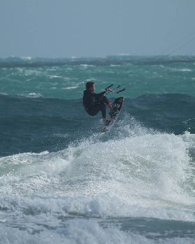 Nick W Enjoying Mullaloo Winter Session