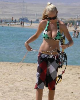 kite girl lines