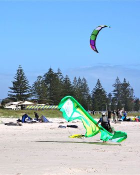 Kitesurfing