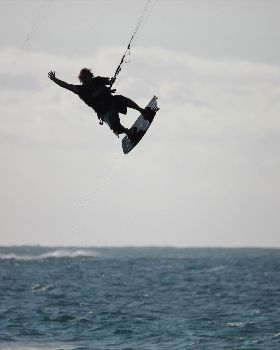 Kitesurfing