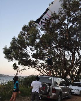 Kiteboarding