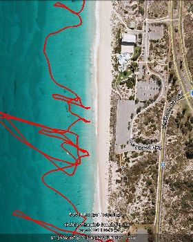 Runkeeper log - downwinder