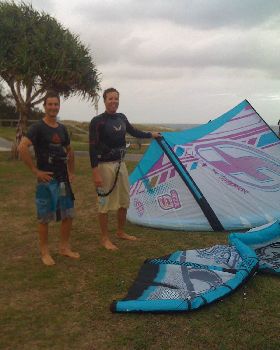 Kitesurfing