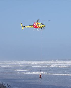 Christmas Day chopper rescue @ Coolum