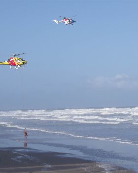 Christmas Day chopper rescue @ Coolum