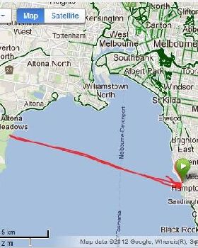 Port Phillip Bay crossing