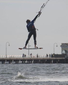 Kitesurfing