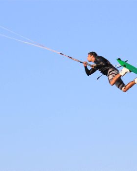 Kiteboarding woodies