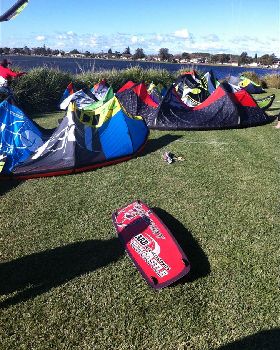 Kitesurfing