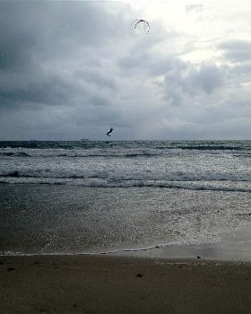 Leighton at the start of the storm