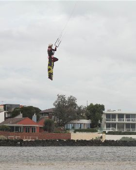 Kitesurfing