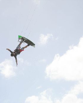 Kitesurfing