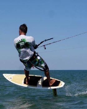 Slask surfboard with foil