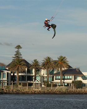 Kitesurfing