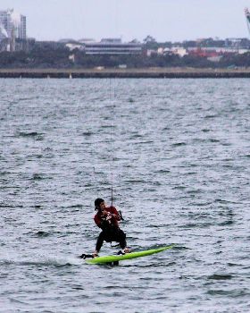 Kitesurfing