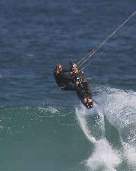Kitesurfing
