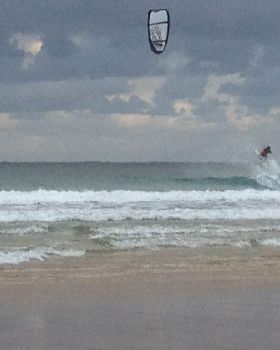 Kitesurfing