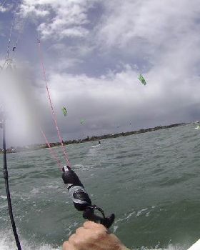 Kite racing at Hampton
