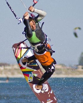 Kitesurfing the 'Pond', 19th December, 2012
