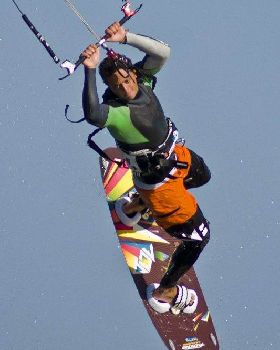 Kitesurfing the 'Pond', 19th December, 2012
