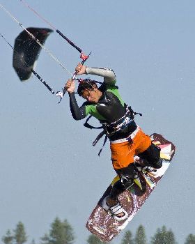 Kitesurfing the 'Pond', 19th December, 2012