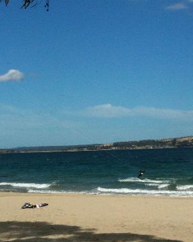 Kitesurfing