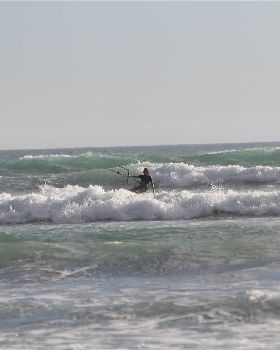 Kitesurfing
