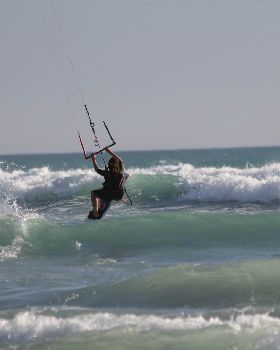Kitesurfing