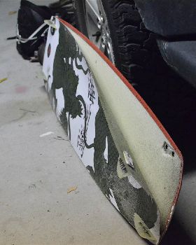 Broke the board