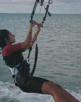 Kitesurfing