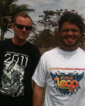 Ash Grunwald doing lessons with intheloop kiteboarding