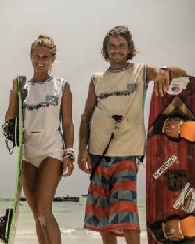 Kitesurfing