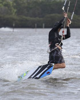 Kitesurfing