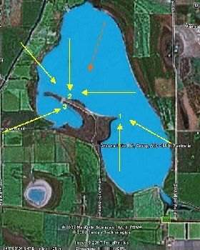 Map Greens Lake