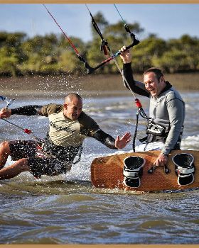 Kitesurfing