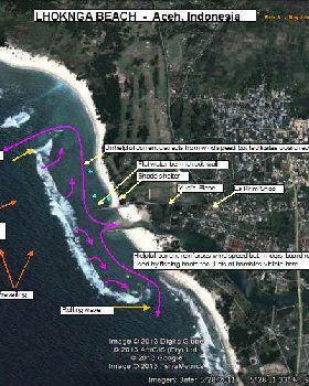 Lhoknga Beach mark-up